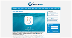 Desktop Screenshot of blog.haberiz.com